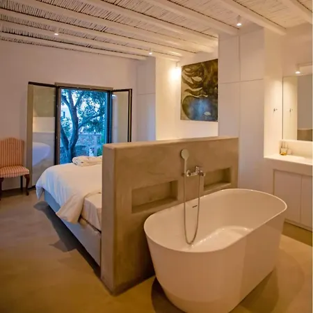 Private Verdigris With Infinity Sea Views Platys Gialos (Mykonos)