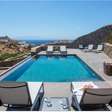 Private Verdigris With Infinity Sea Views וילה Mykonos Town